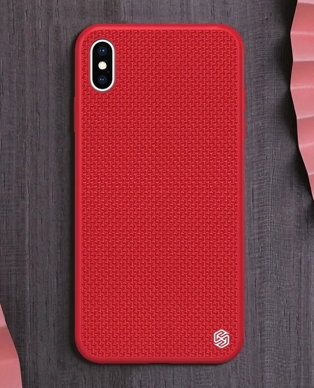 Nillkin синтетическая углеродная ПП Пластиковая Задняя крышка для iPhone X/Xs Max/Xr чехол ультра тонкий для iPhone 5,8 ''/6,5/6,1 - Цвет: Nylon Case Red
