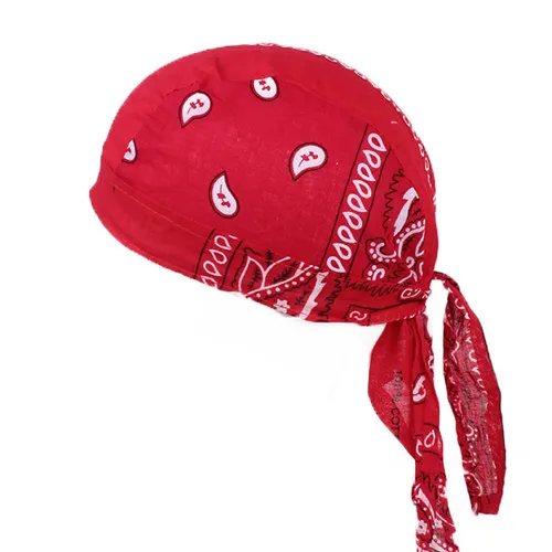 Мода хлопок Amoeba пиратская шляпа Открытый Велоспорт головной убор Мужская и женская шапочка для химиотерапии рисунок кешью - Цвет: Красный