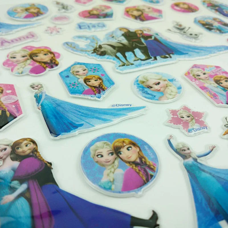 2 шт./компл. стикеры DISNEY Холодное сердце Эльза и Анна автомобиль София Микки