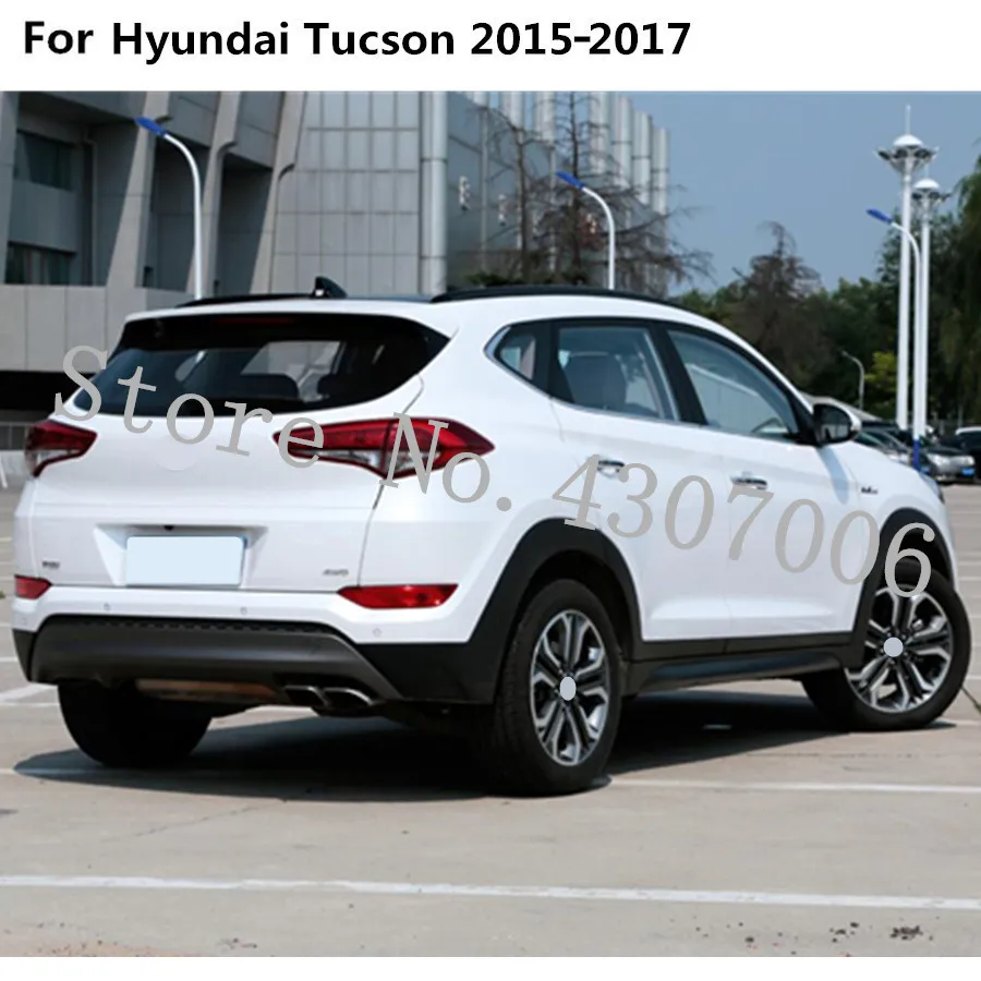 Для hyundai Tucson автомобильный Стайлинг крышка багажника ABS хром задняя дверь хвост ворота отделка палка 1 шт