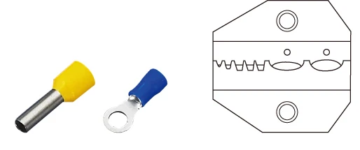 HS 06WF2C EUROP СТИЛЬ инструмент RATCHET обжимной опрессовка плоскогубцы 0.5 2.5mm2