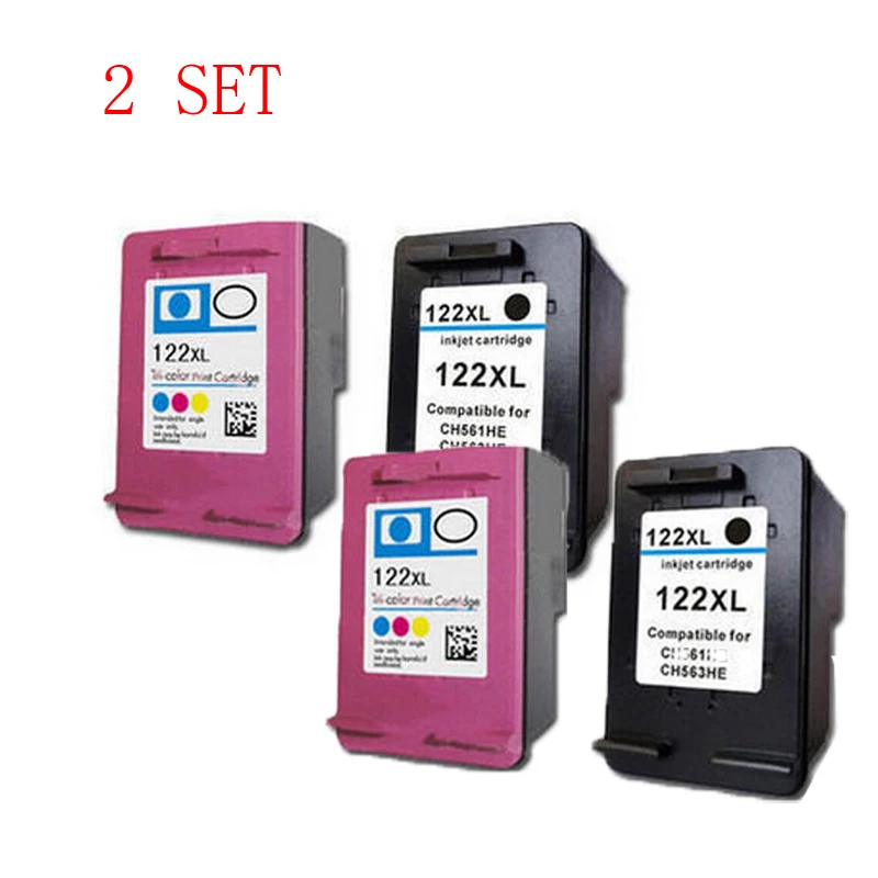 2 Unidades hp122 122xl cartucho de tinta compatible para hp deskjet 1000  2050A 1050A 2000 2050 3000 3050 3050A 1510 Impresora de Alta Calidad| cartridge cb435a|cartridge toolcartridge cover - AliExpress