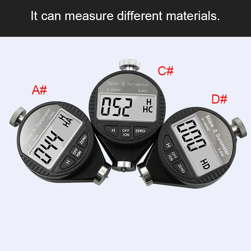 

Newly Compact Pocket Size Digital Shore Durometer Tester 1-100HA/HC/HD Hardness Meter LCD Display XSD88