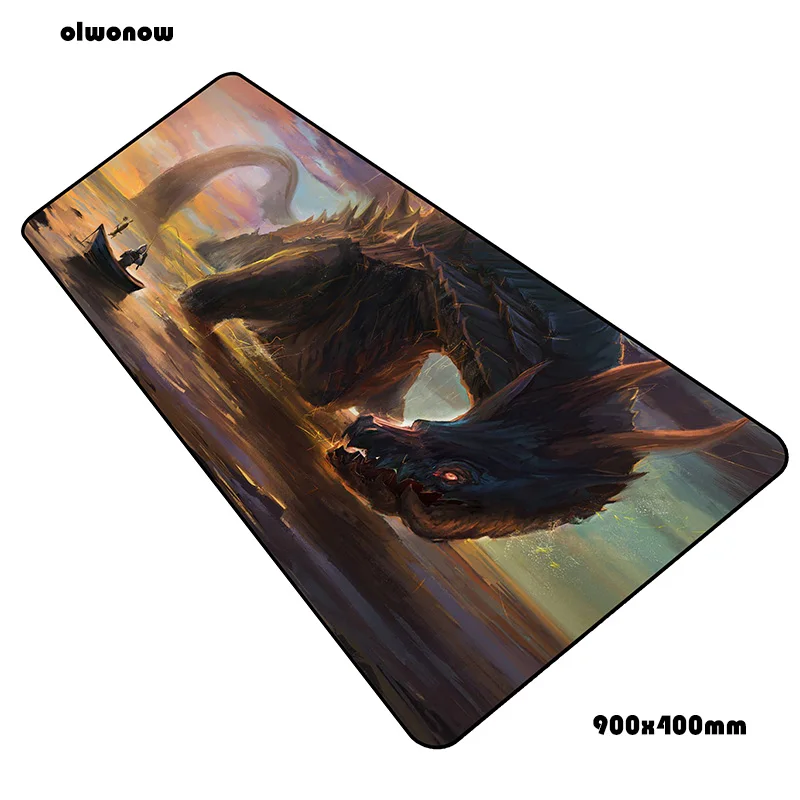 Monster hunter padmouse 900x400x3 мм игровой коврик для мыши профессиональный коврик для мыши геймер компьютерный стол красивый коврик notbook mousemate pc