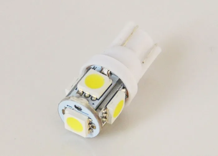 Flytop 1 X T10 5SMD светодиодный лампы 168 194 W5W автомобильные огни 5050 SMD авто светодиодные лампы 12 В ксенон 5 цветов, цвета: белый/голубой/красный/желтый/зеленый