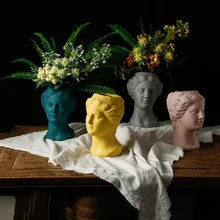 Современная Керамическая Ваза Венера Статуэтка статуэтки ремесла украшения дома гостиной рабочего стола Декор Поддельные цветочные горшки украшения