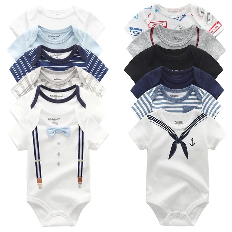 6pcs/lot Newborn Baby Boy Clothes Cotton 012m Roupa De Bebes Baby Girl