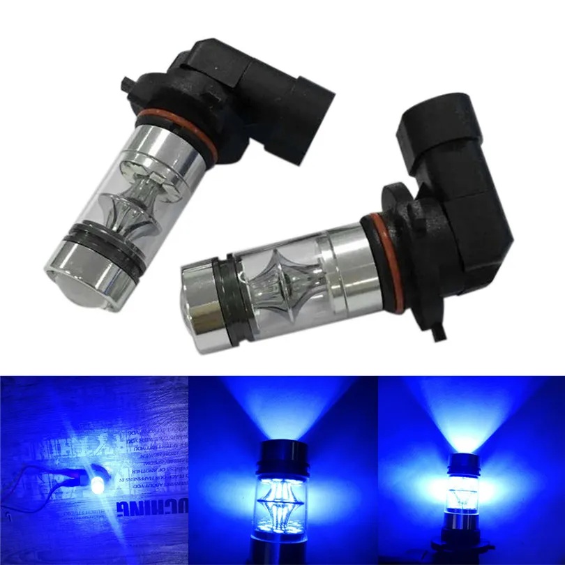 

G1Hot 2X H10 9005 9006 100W 20LED HID 2323 Fog Driving DRL Light Bulbs 5 Colors Car-styling Retail&Wholesale Free Shipping