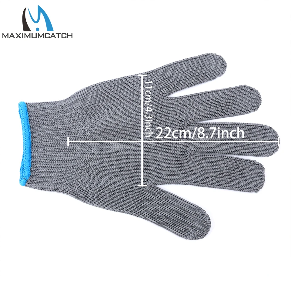 Maximumcatch 1 пара прочных защитных рыболовных перчаток Tuff-Knit Пряжа анти-резка рыболовные перчатки