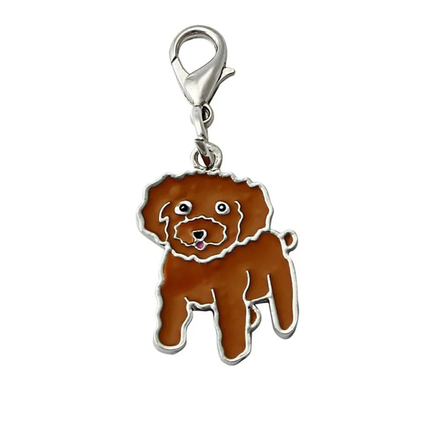 Dropshipping Cute Dog Tag Disc Disk Pet ID Enamel Accessories Collar Necklace Pendant Beautiful