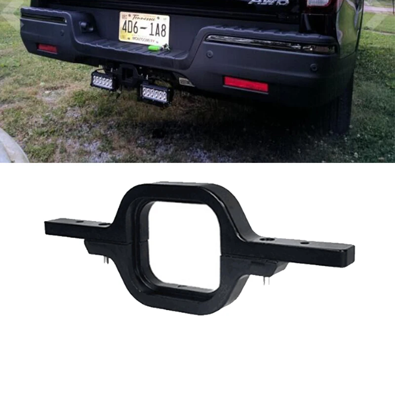 Tow Hitch Light Mounting Bracket For Dual Led Backup Reverse Lights Off