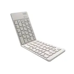 Складной Беспроводной металлический складной Портативный Bluetooth клавиатура для мобильного телефона PC ноутбук удобно для путешествий и
