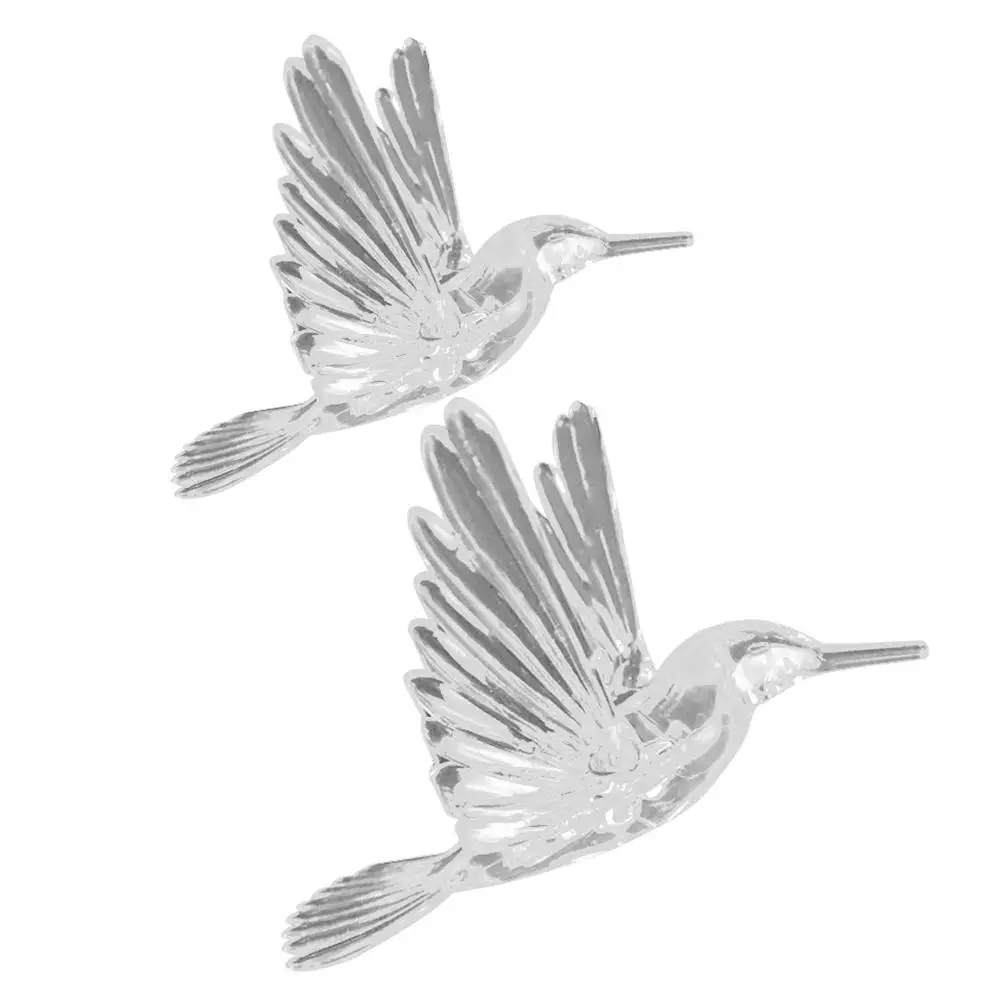 Crystal Bird Pendant Plastic Transparent Acrylic Hanging Birds Wedding Ceiling Decoration Props Lifelike Modeling Crystal Bird Pendant Plastic Transparent Acrylic Hanging Birds Wedding Ceiling Decoration Props Lifelike Modeling