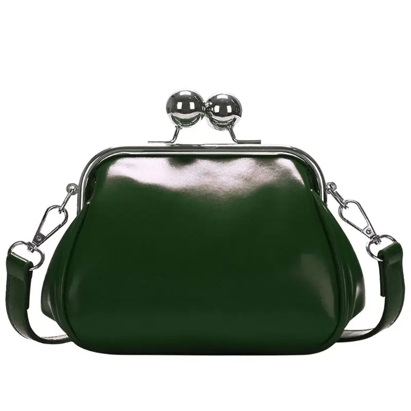 Женская винтажная сумка на плечо из искусственной кожи мини-сумка через плечо женская сумочка - Цвет: Green