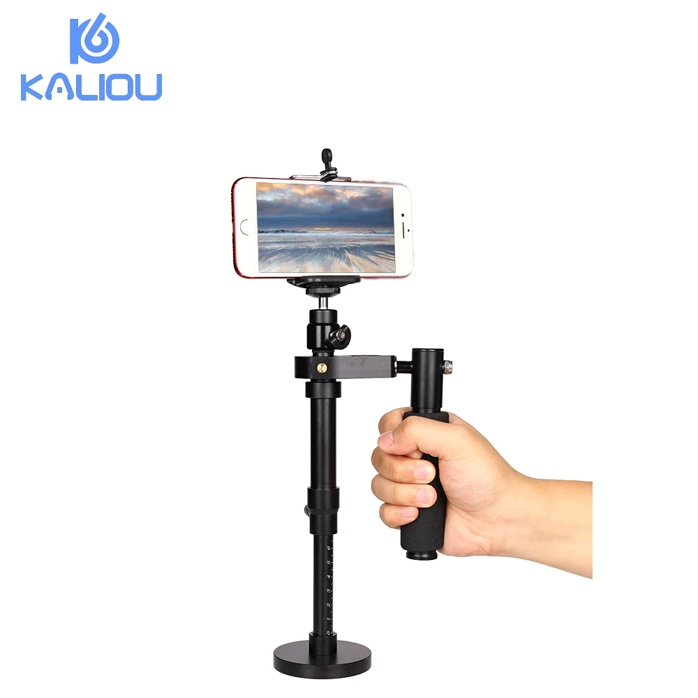 Kaliou Handheld S30 Camera Stabilizer Phone Stabilizer for GoPro 7 6 5 4 3 2 1 Steadicam Iphone 6 7 Plus Smartphone Cell phone