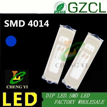 

Hight quality blue 0.2w chip led 4014 smd led 460-475nm blue 4.0*1.4mm Chip light emitting diode(CE&Rosh)