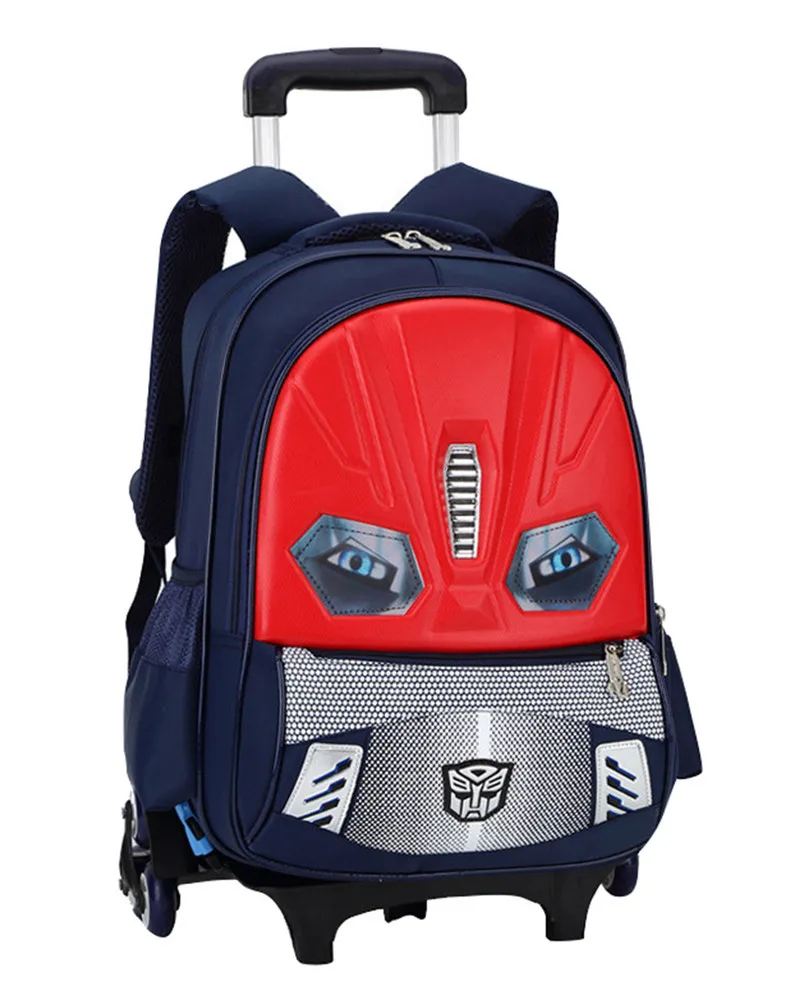 Детский рюкзак со съемными колесами, сумки на колесиках, детская школьная сумка, дорожные сумки для мальчиков, Детские Школьные Рюкзаки mochilas - Цвет: 3 wheels