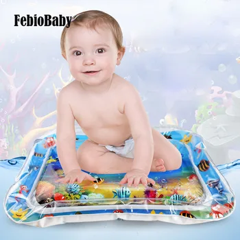 

New Creative Dual Use Toy Baby Inflatable Patted Pad Baby Inflatable Water Cushion Prostrate Water Cushion Pat Pad with carton