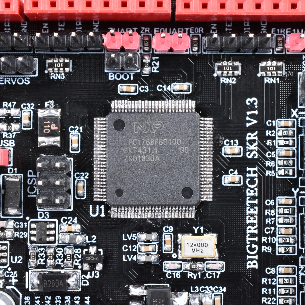 BIGTREETECH SKR V1.3 3D طابعة تحكم مجلس الذراع 32 بت اللوحة TMC2208 متوافق Smoothieboard مارلن 3d أجزاء الطابعة