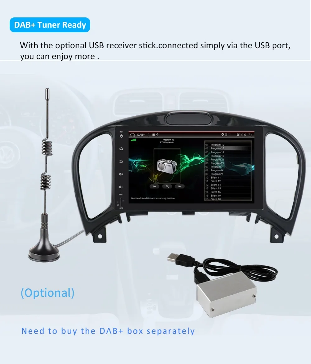 Sale Bosion For nissan juke 2012 Android 9.0 Car GPS Radio Player for 2 din Universal with core Core Auto Stereo Multimedia Headunit 15