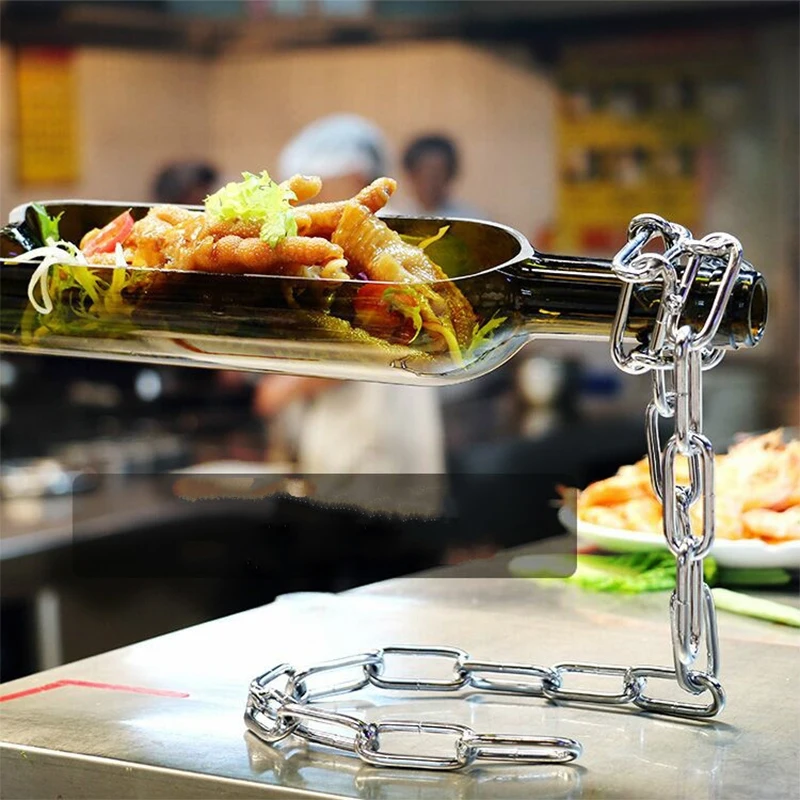 Creative suspended plates A meal plate Bottle holder Kitchenware A