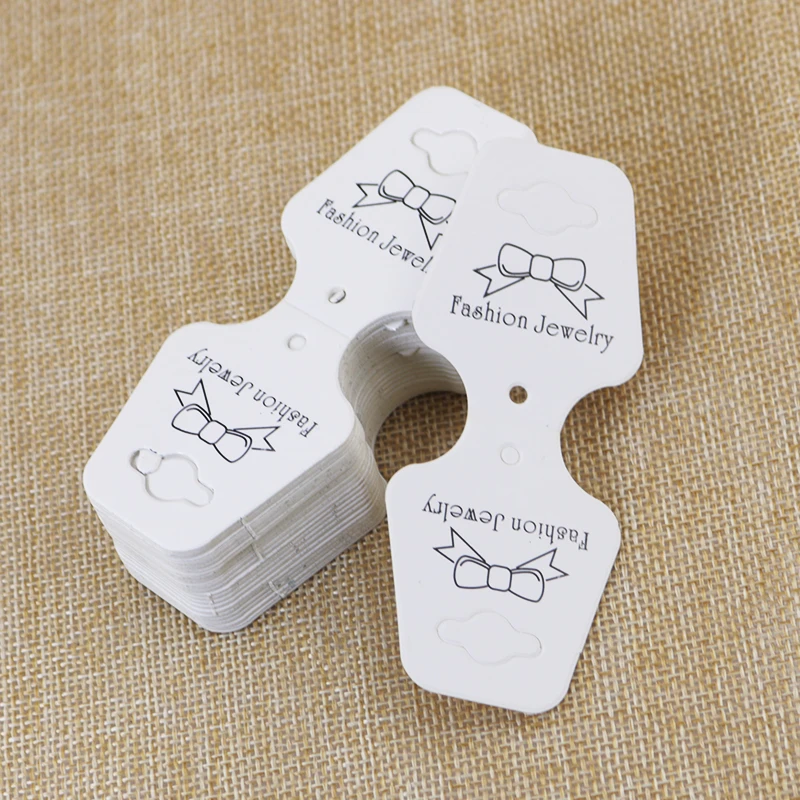 Wholesale 200pcs/lot Paper necklace card 3.8x9.2cm Jewelry Bracelet