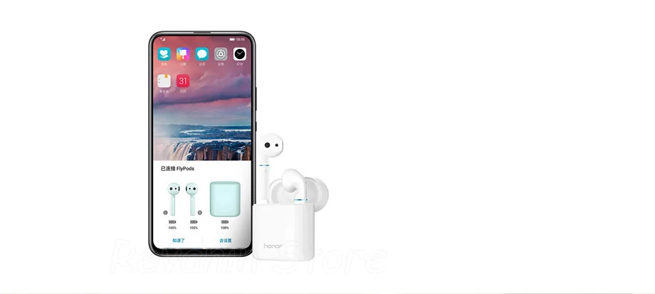 Оригинальные беспроводные bluetooth-наушники huawei Honor FlyPods Pro TWS, водонепроницаемые, IP54, спортивные наушники с микрофоном, двойной кран