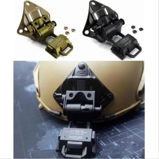 

Tactical Hunting Night Vision Model Support L4G19 NVG Mount CNC Helmet NVG Bracket Black / Gold