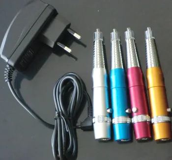 

5Pcs Pro Permanent Makeup Eyebrow LIp Pen Machine With Power Supply 220v 4Colors For Choice