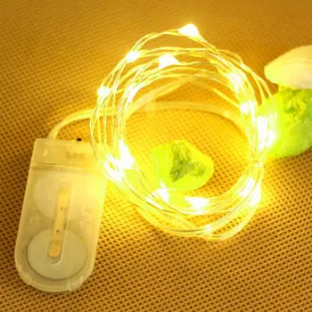 

New Lights Fairy Micro LEDs Copper Wire Battery Decoration Warm Lamp Holiday Wedding Light