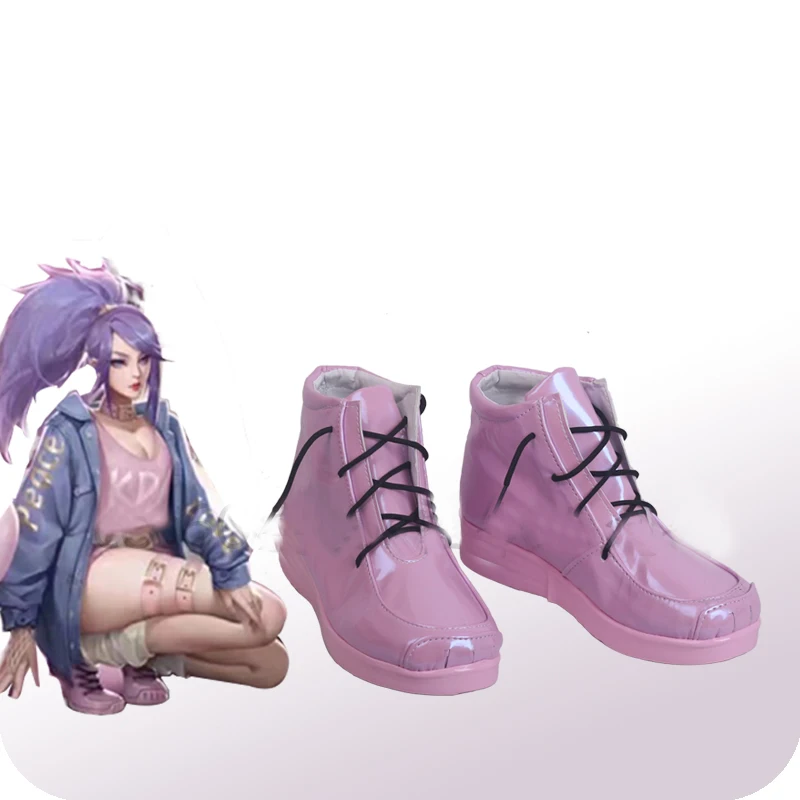 LOL KDA/Косплей K/DA Group Kaisa Evelynn Akali Ahri Обувь для костюмированной вечеринки Ботинки на