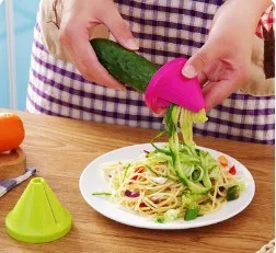 

Hot Sale Gadget Funnel Model Spiral Slicer Vegetable Shred Device Cooking Salad Carrot Radish Cutter Kitchen Tools Accessories