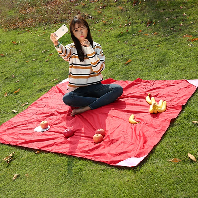 Portable Ultra thin Folding camping mat Pocket Blanket Camping
