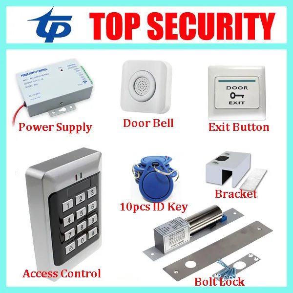 Standalone proximity RFID card accress controller 125KHZ ID card reader DIY single door keypad EM card access control systems