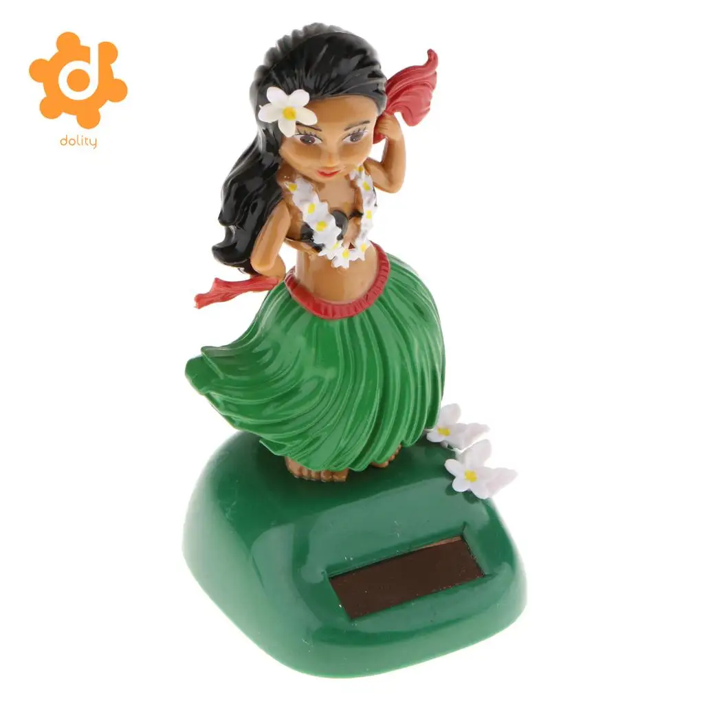  SOLAR POWER DANCER GIRL CAR DASHBOARD TOY TABLE STAND DESK DECOR ORNAMENT 