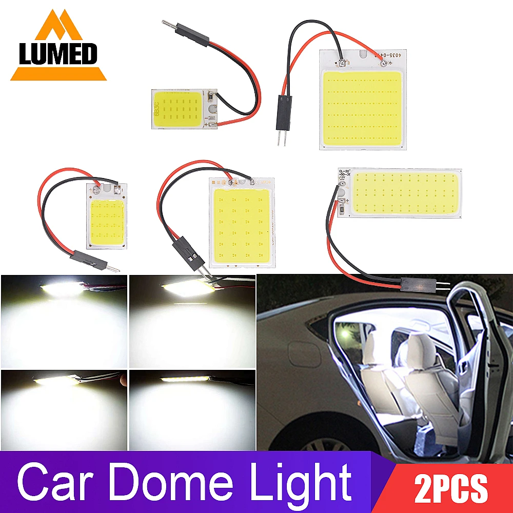 

Car LED T10 Festoon COB W5W C5W T4W LED Vehicle Panel Lamps Auto Interior Reading Lamp Dome Light DC 12V