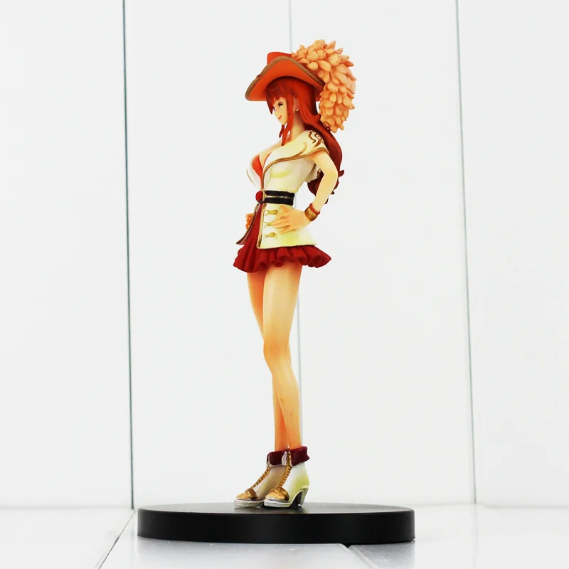 17 см аниме мультяшная цельная фигурка Nami Grandline Lady 15th Anniversary Сексуальная ПВХ модель