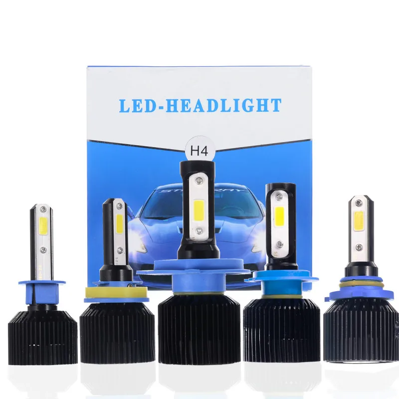 2pcs lot D3 automobile LED headlamp H4 H7 H8 H11 9005 9006 72W 8000LM Integrated Headlamp
