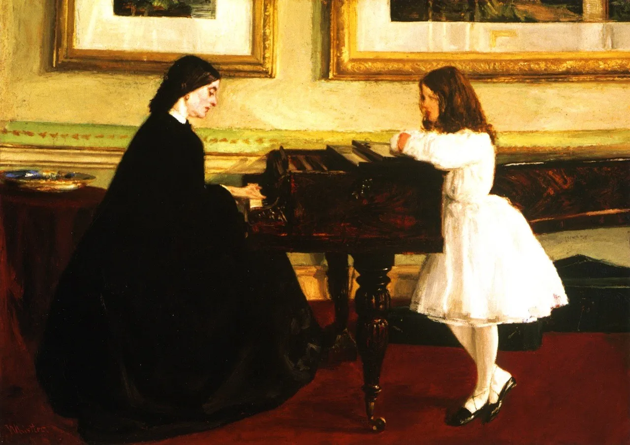 Без рамы Холст Печатает На Фортепиано Джеймсом Abbott Mcneill Whistler|canvas education|canvas print