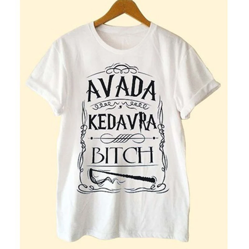 Avada kedavra الكلبة هاري t-shirt للجنسين الرجال النساء الجرافيك المحملة أزياء الصيف فتاة قصيرة الأكمام قمم نعرفكم الملابس للنساء Avada kedavra الكلبة هاري t-shirt للجنسين الرجال النساء الجرافيك المحملة أزياء الصيف فتاة قصيرة الأكمام قمم نعرفكم الملابس للنساء