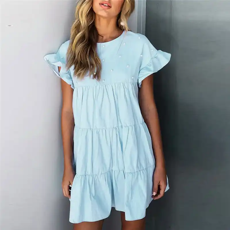 plaid shirt over dress
