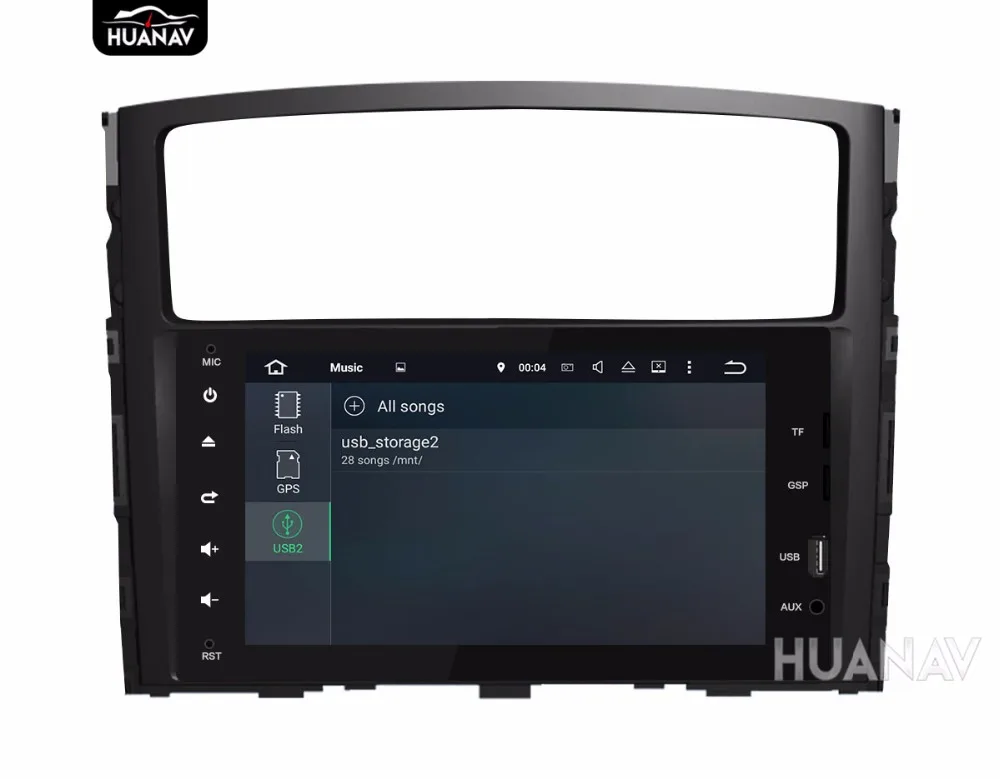 Dvd-плеер gps навигации для MITSUBISHI PAJERO V97 V93 Shogun Montero 2006 + 8 "MIRROK ссылка Android6.0 2 ГБ + 32 ГБ авто стерео