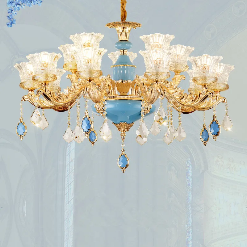 Modern LED crystal chandelier deco lighting fixtures