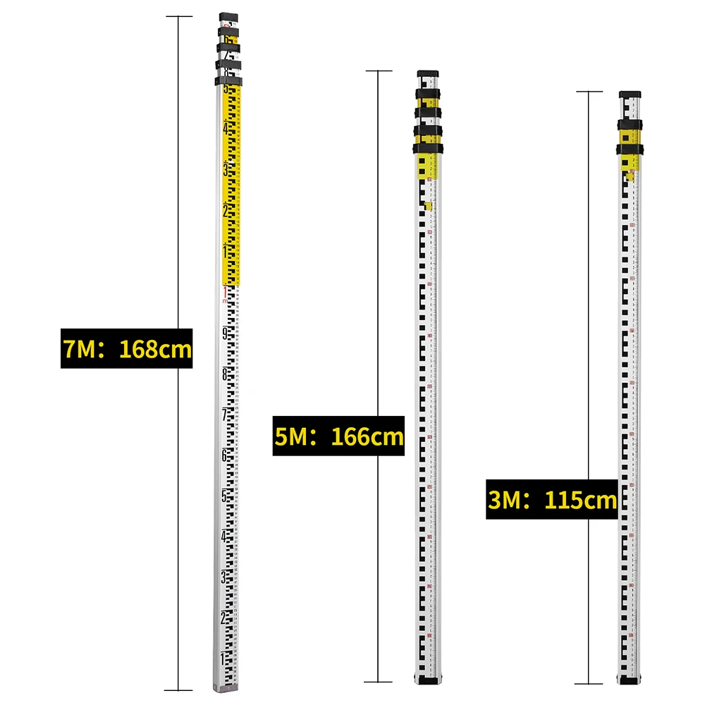 3M/5M/7M Aluminum Alloy High Precision Tower Ruler