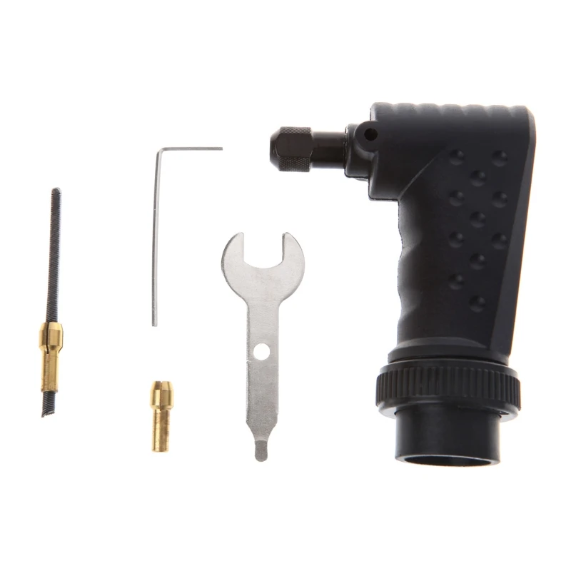 

Right Angle Rotary Tool Adapter Attachment Converter Kit For Electric Grinder #Aug.26
