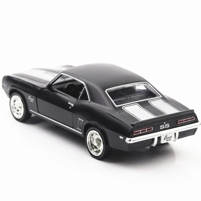 1/36 масштаб 13,4 см сплав металл литье под давлением классический Chevrolet Camaro 1969 супер спортивная модель автомобиля игрушки для детей подарки коллекция