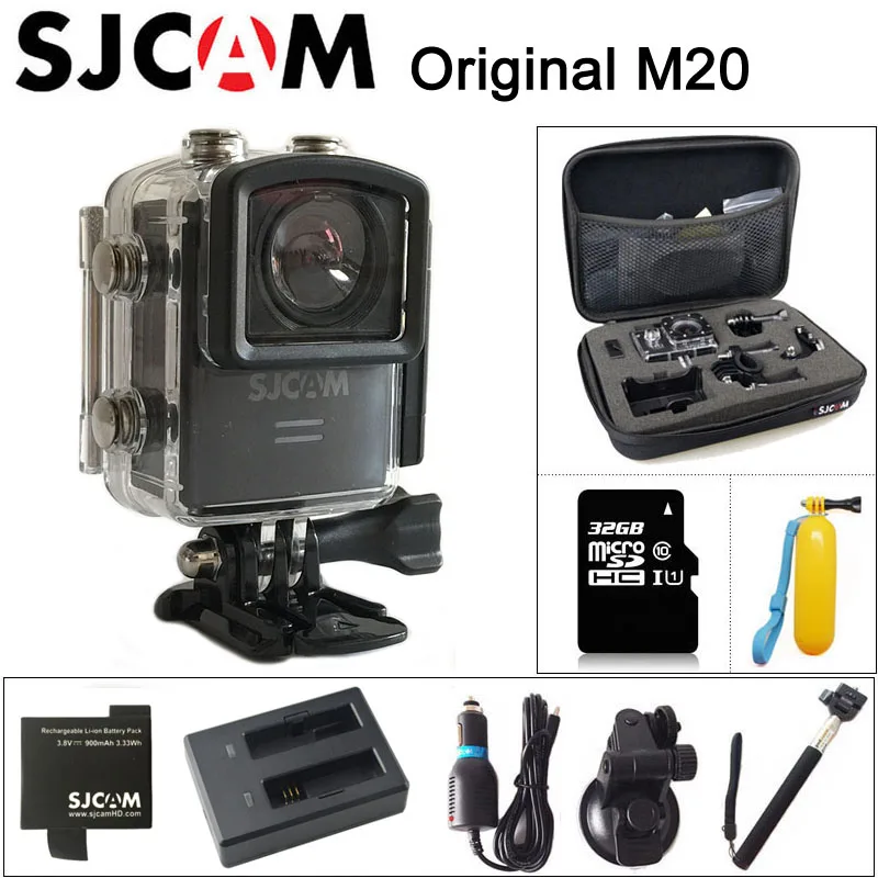 Original SJCAM M20 Sport Action Camera 4K Wifi SJ Cam Underwater Gyro Mini Camcorder 2160P HD 16MP With RAW Format Waterproof DV camera : image Original SJCAM M20 Sport Action Camera 4K Wifi SJ Cam Underwater Gyro Mini Camcorder 2160P HD 16MP With RAW Format Waterproof DV camera