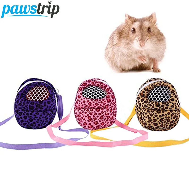 Buy Mini Leopard Hamster Carrier Bag Portable Outdoor