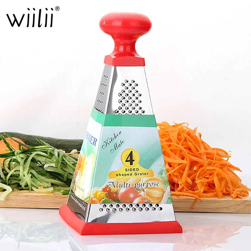 

WIILII Tower 9 Inch Four-sided Planer Stainless Steel Multi-function Shredder Potato Grater Kitchen Utensils