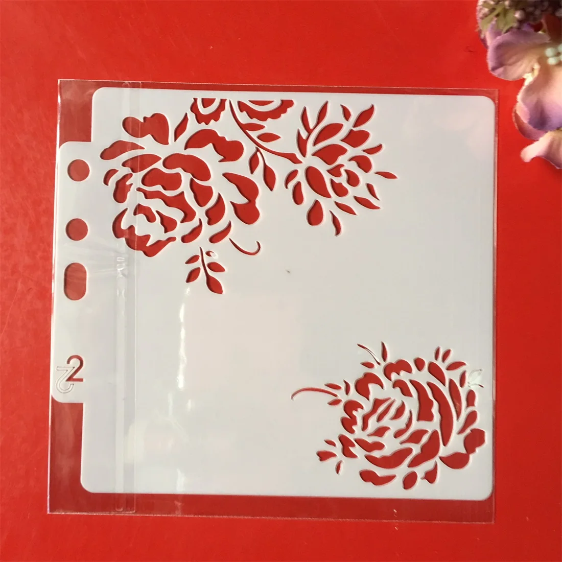 

1Pcs 5.1" Rose Flower DIY Layering Stencils Wall Painting Scrapbook Coloring Embossing Album Decorative Paper Card Template